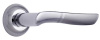 Комплект ручек ГЕНУЯ ITAROS PREMIUM ручка на круглой розетке белый никель/хром SN/CP