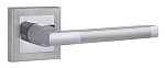 Комплект ручек МЕРАНО ITAROS PREMIUM ручка на квадратной розетке белый никель/хром SN/CP