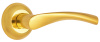 Комплект ручек МЕССИНА ITAROS PREMIUM ручка на круглой розетке матовое золото/золото SG/GP