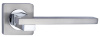 Комплект ручек САН-РЕМО ITAROS PREMIUM ручка на квадратной розетке белый никель/хром SN/CP