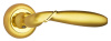 Комплект ручек ПАЛЕРМО ITAROS на круглой розетке матовое золото/золото SG/GP