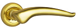 Комплект ручек ВЕНЕЦИЯ ITAROS на круглой розетке матовое золото/золото SG/GP