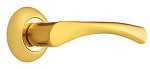 Комплект ручек САЛЕРНО ITAROS PREMIUM PLUS ручка на круглой розетке матовое золото/золото SG/GP