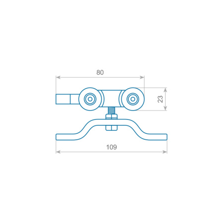 Ролики ITAROS R-01 для раздвижных дверей