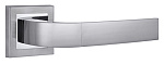 Комплект ручек ЛУККА ITAROS PREMIUM PLUS ручка на квадратной розетке белый никель/хром SN/CP