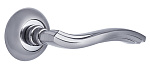 Комплект ручек ВАЛЕНСИЯ ITAROS PREMIUM PLUS ручка на круглой розетке никель/хром  SN/CP