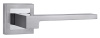 Комплект ручек САН-РЕМО ITAROS PREMIUM PLUS ручка на квадратной розетке белый никель/хром SN/CP