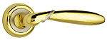 Комплект ручек ПАЛЕРМО ITAROS на круглой розетке золото/белый никель GP/SN