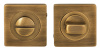 Завертка сантехническая ITAROS PREMIUM на квадратной розетке старая бронза АВ