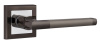 Комплект ручек МЕРАНО ITAROS PREMIUM PLUS ручка на квадратной розетке черный никель/хром BN/CP