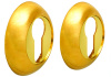 Накладка на цилиндр ITAROS PREMIUM на круглой розетке матовое золото/золото SG/GP