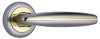 Комплект ручек с защелкой и ключами ITAROS (кноб) белый никель SN