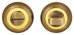 Завертка сантехническая ITAROS на круглой розетке старая бронза/золото АВ/GP