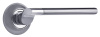 Комплект ручек ЭЛЬБА ITAROS PREMIUM ручка на круглой розетке белый никель/хром SN/CP