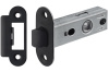 Защелка межкомнатная PVC ITAROS 6-45-О овальная черная BLACK