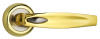 Комплект ручек БОЛОНЬЯ ITAROS на круглой розетке золото/белый никель GP/SN