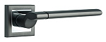 Комплект ручек ЛИГУРИЯ ITAROS PREMIUM PLUS ручка на квадратной розетке графит/хром GR/CP