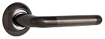 Комплект ручек БАРИ ITAROS PREMIUM PLUS на круглой розетке черный никель/хром BN/CP