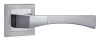 Комплект ручек ИМПЕРИЯ ITAROS PREMIUM PLUS ручка на квадратной розетке белый никель/хром SN/CP