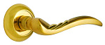 Комплект ручек ПИЗА ITAROS PREMIUM ручка на круглой розетке матовое золото/золото SG/GP
