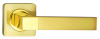 Комплект ручек ПЕРУДЖА ITAROS PREMIUM ручка на квадратной розетке матовое золото/золото SG/GP
